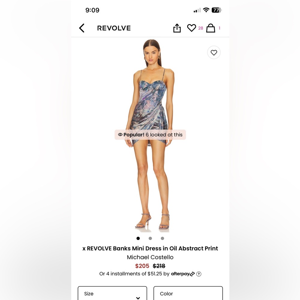 Michael Costello x REVOLVE cocktail dress